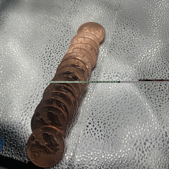 20 X Walking Liberty 1 oz .999 Fine Copper Round USA 20 Oz Of Copper Coin - Picture 12 of 16